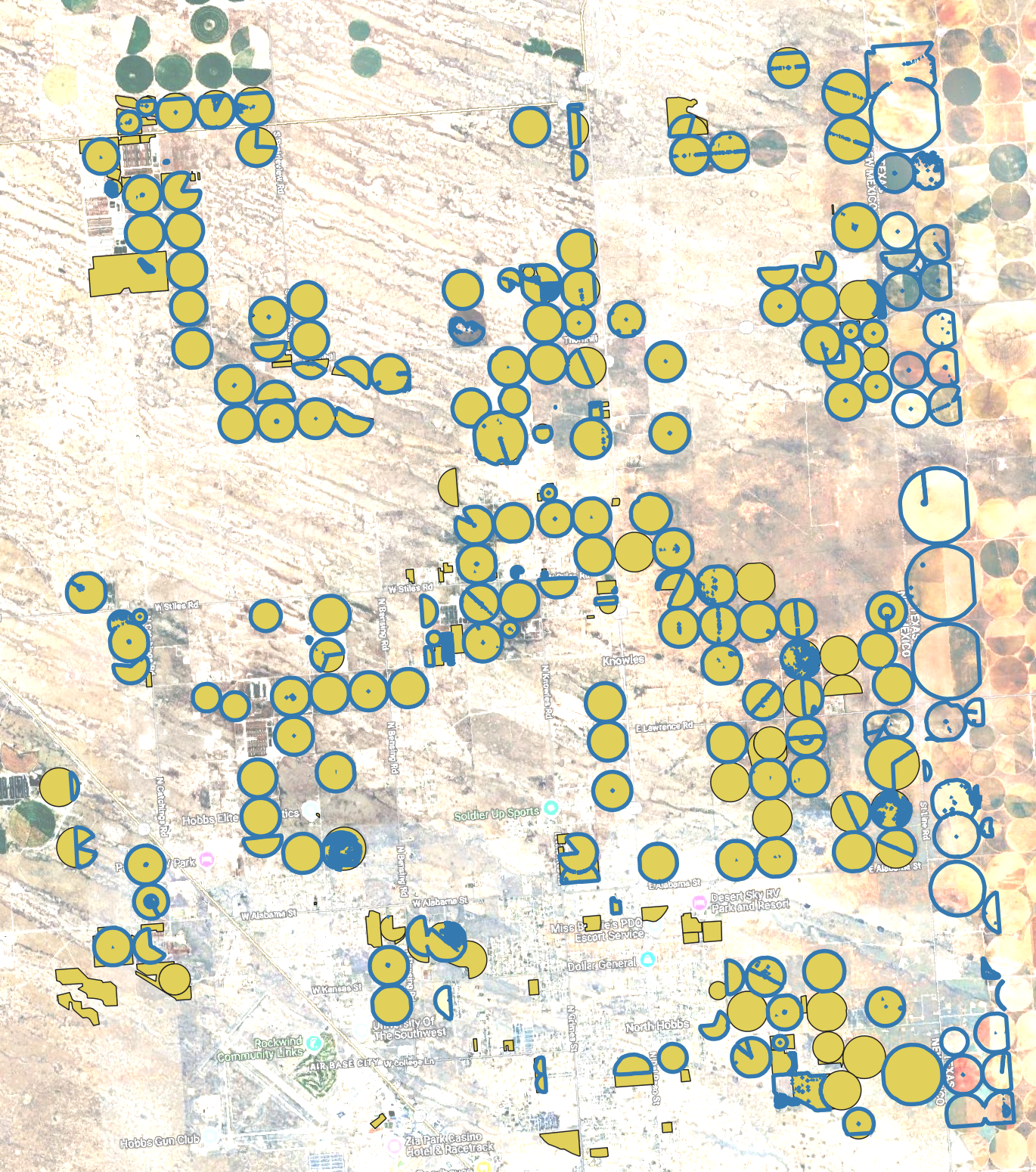 DINOv3 + SAM2 on NAIP — Eastern Lea County, New Mexico, USA