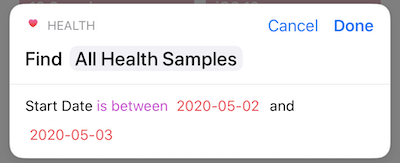 To select all data for May 2nd, 2020, you would select a date range between May 2nd and 3rd