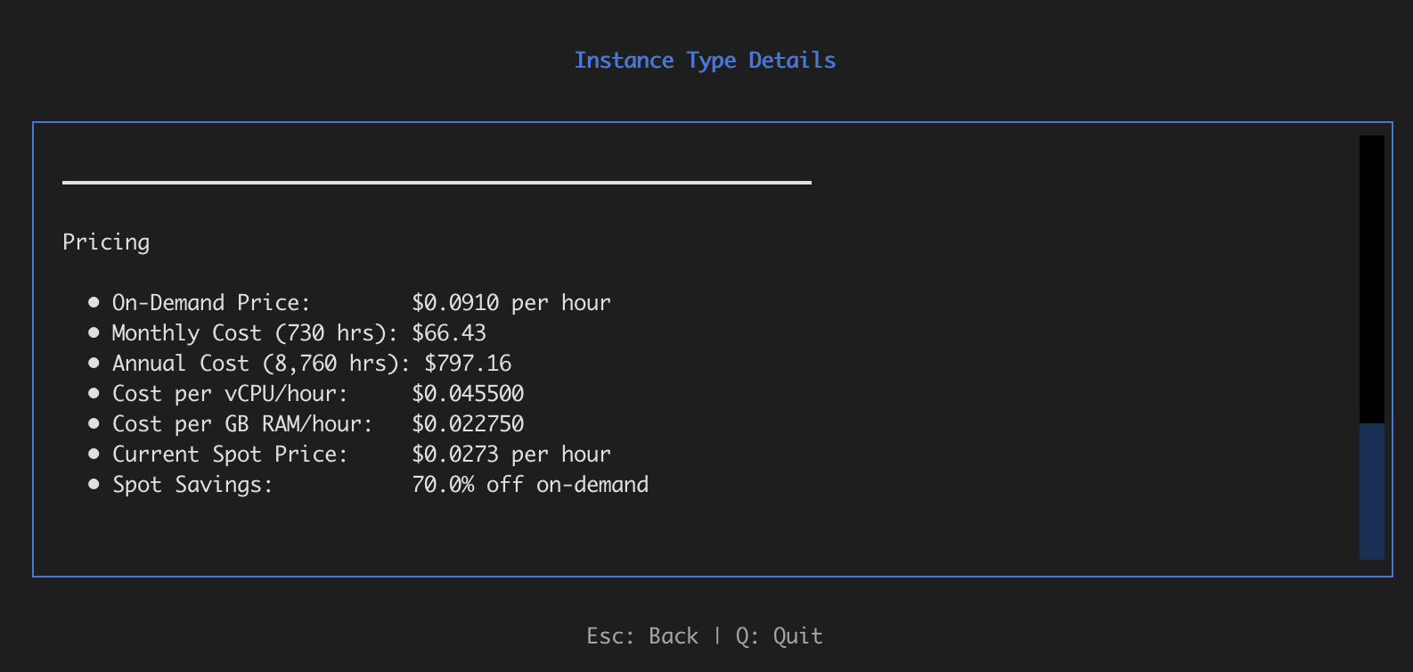 Pricing Information