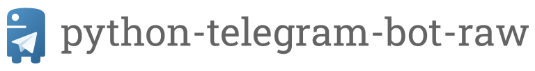 python-telegram-bot-raw Logo