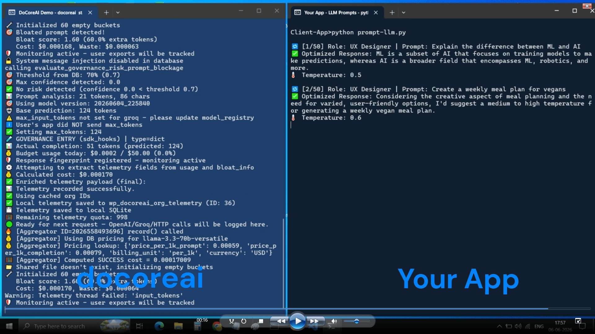 DoCoreAI working