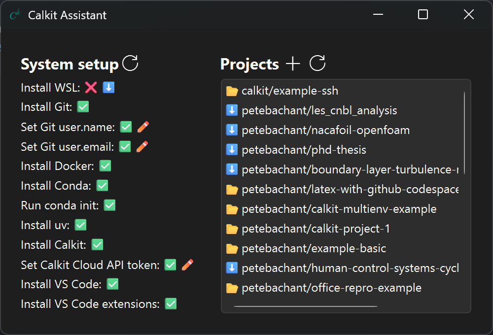Calkit Assistant