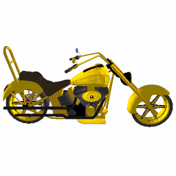 TexturedMesh Motorbike2