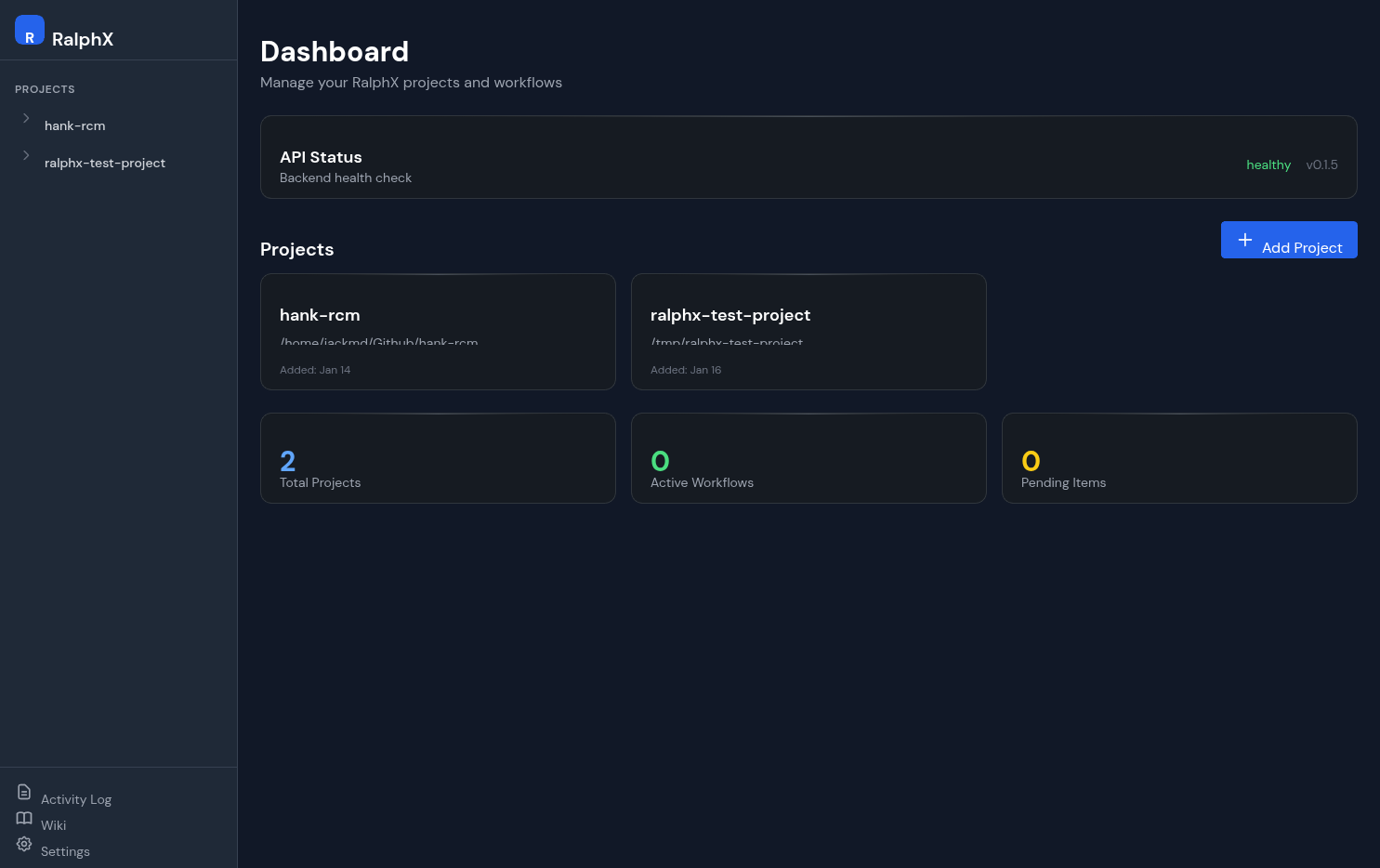Dashboard