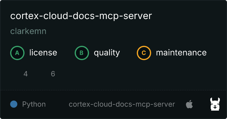 cortex-cloud-docs-mcp-server MCP server