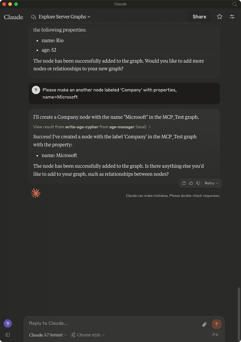 Please make an another node labeled 'Company' with properties, name=Microsoft