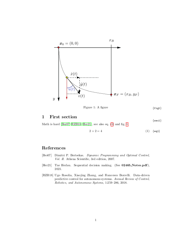 LaTeX sample