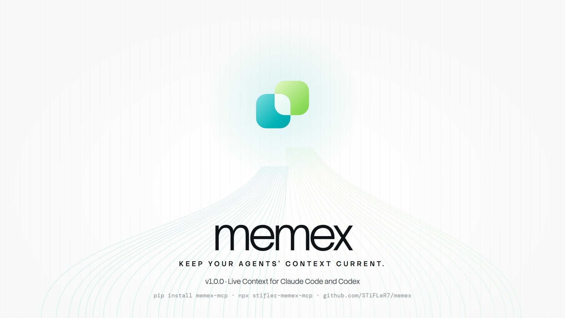 Watch memex v1 in 60 seconds: how memex keeps Claude Code and Codex sessions current as the code changes