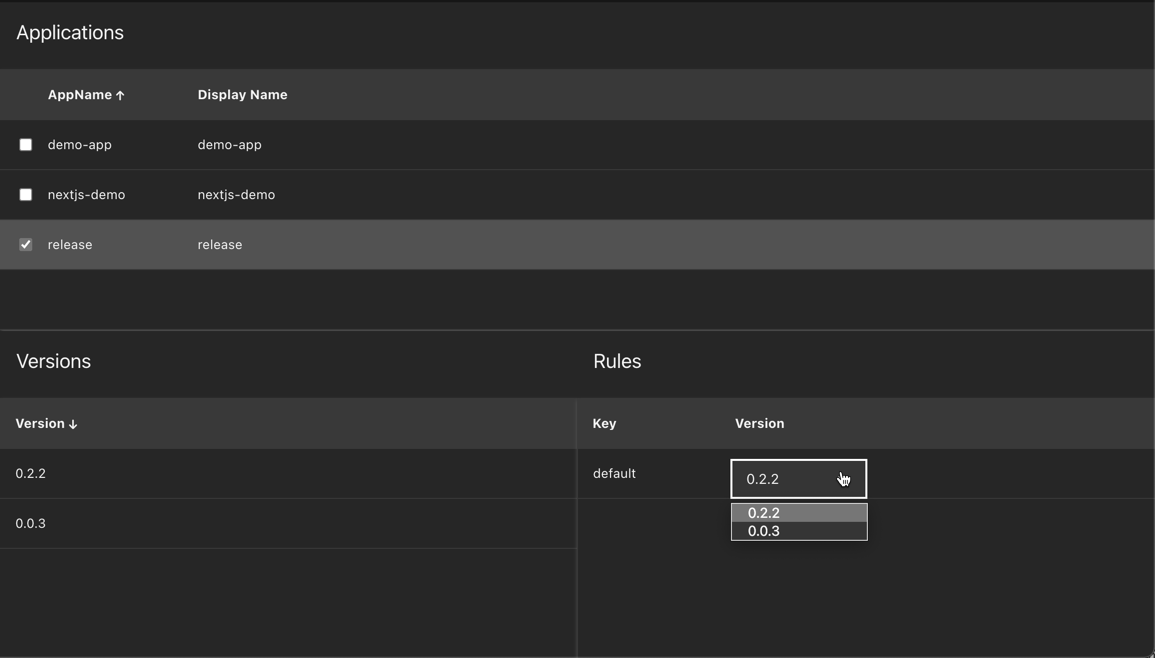 Main View Screenshot of App