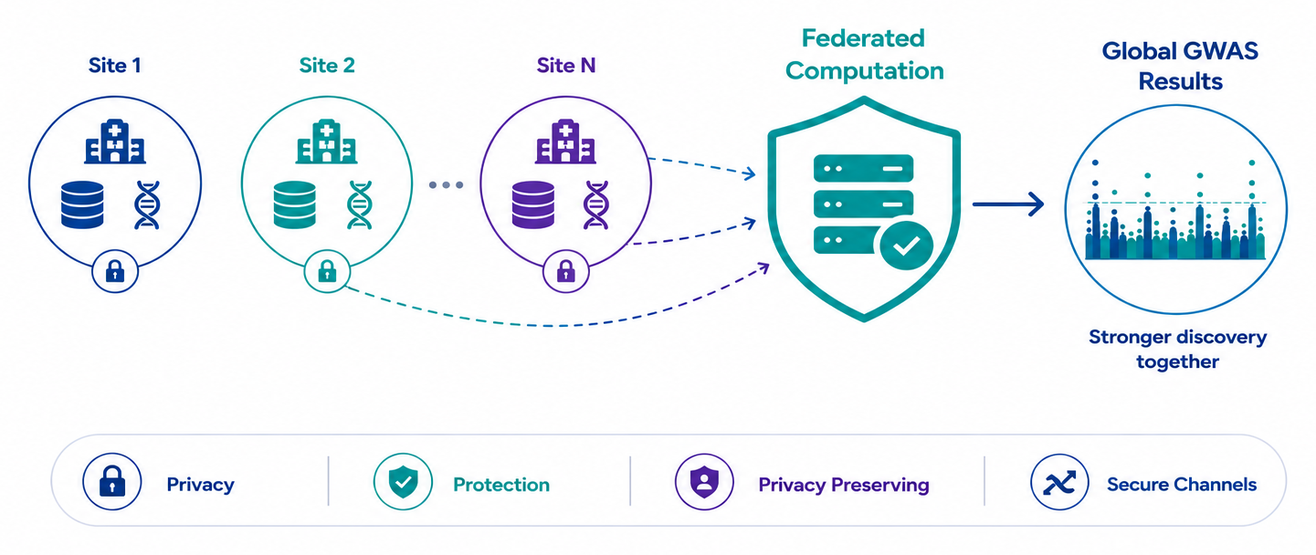 FedGWAS workflow illustration