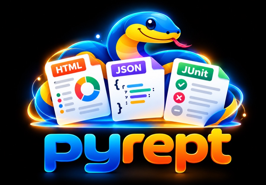 pyrept: a Python snake with HTML, JSON and JUnit reports