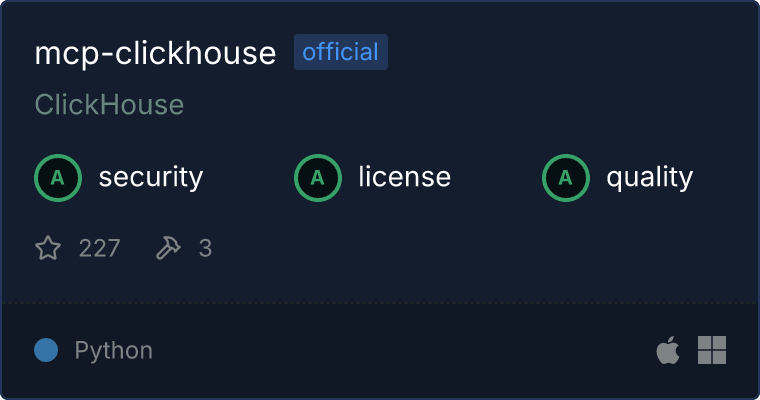 mcp-clickhouse MCP server