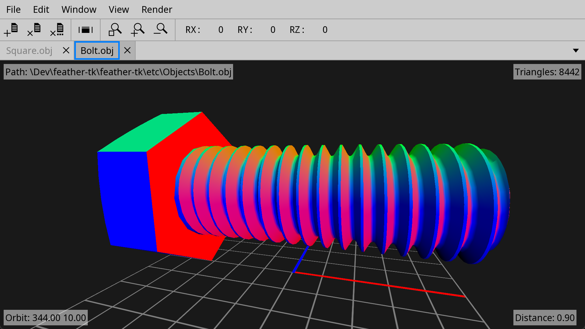 Object viewer example