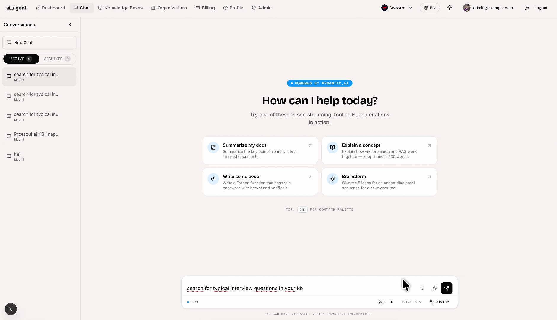 Chat Demo