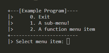 consolemenu.py · PyPI