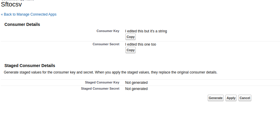 Consumer Details