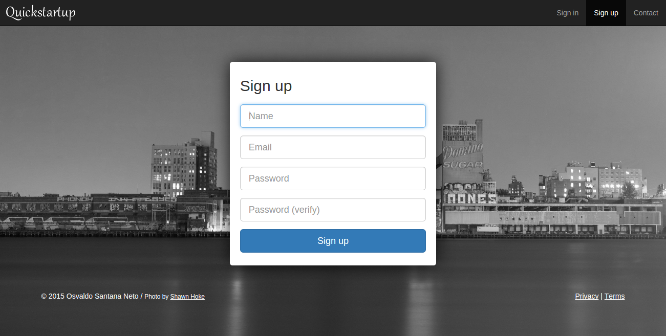Signup Form