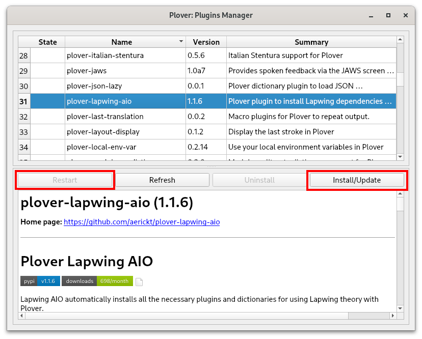 plugins manager