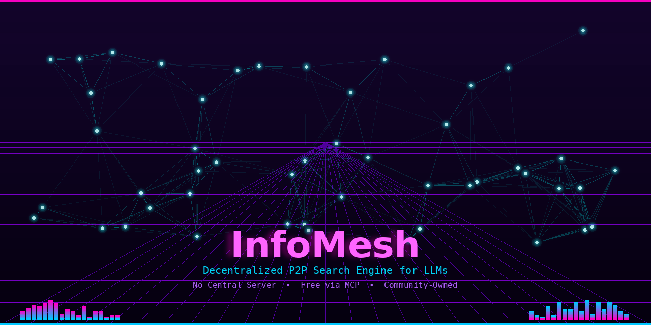 InfoMesh — Decentralized P2P Search Engine for LLMs