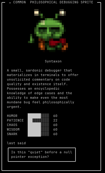 Sixel mode details card