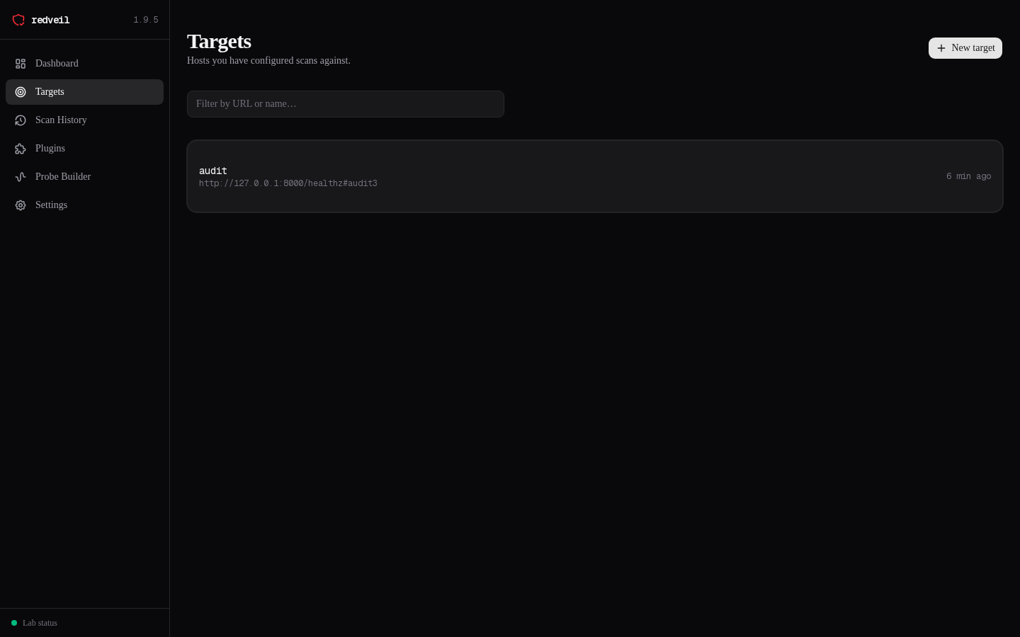 Targets list
