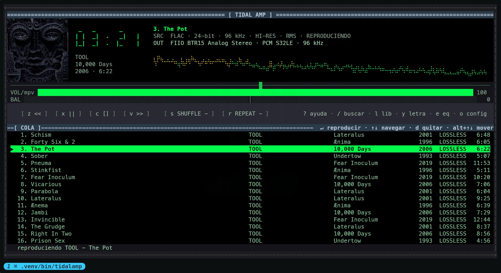 The ascii layout