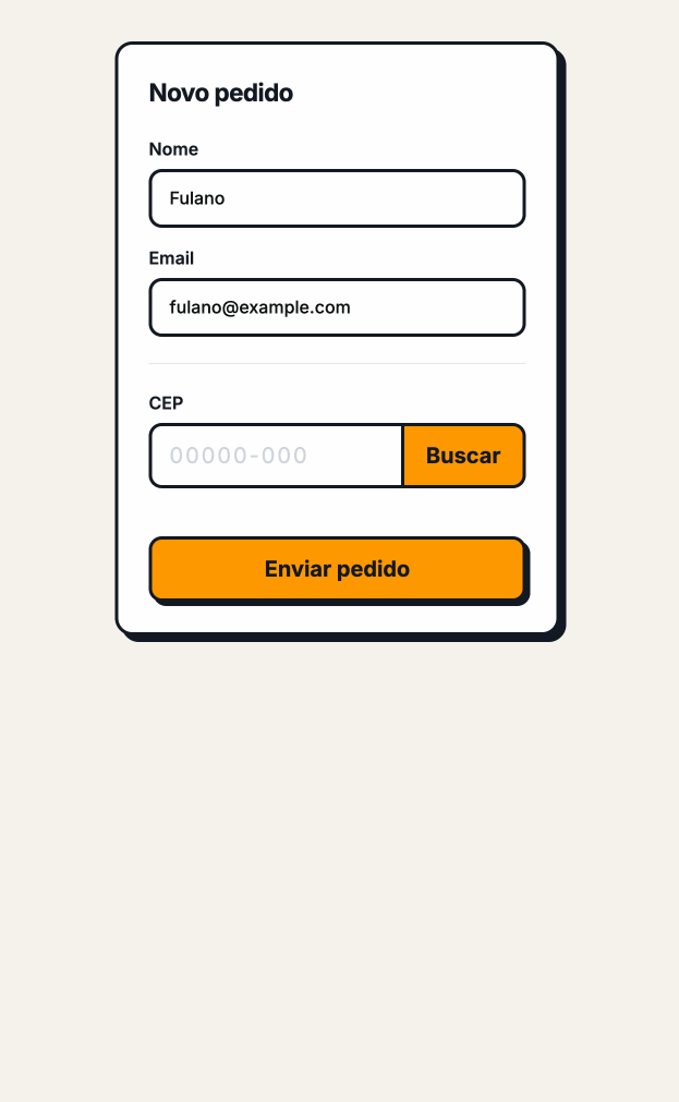 CEP Lookup Demo