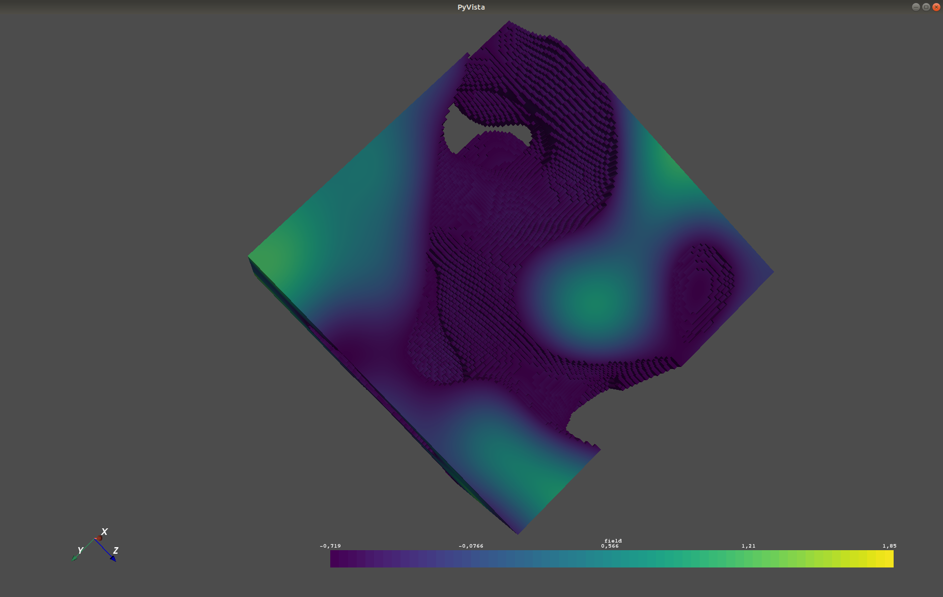 3d Random field