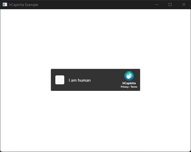 PyQtHCaptcha Demo