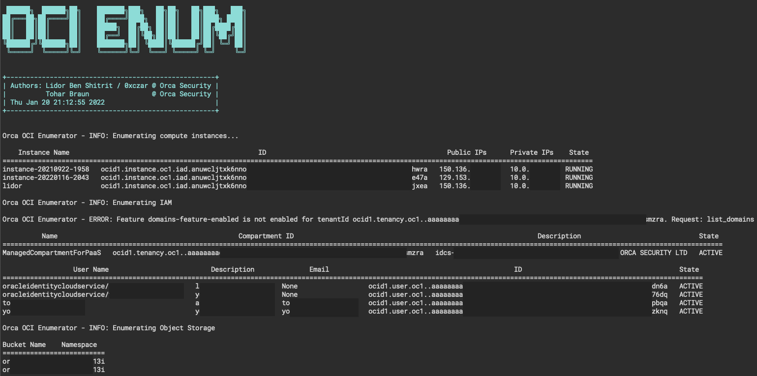 oci-enum