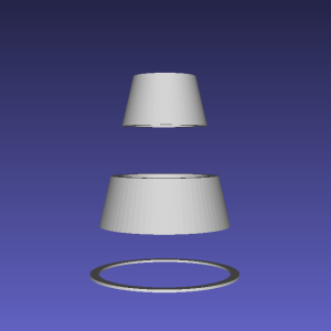 STL version of the white part of the model