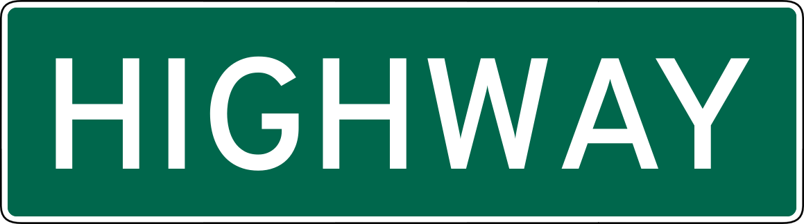 highway banner