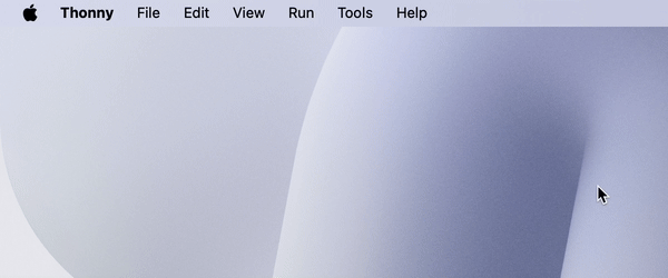 Generating the pseudocode from the menu