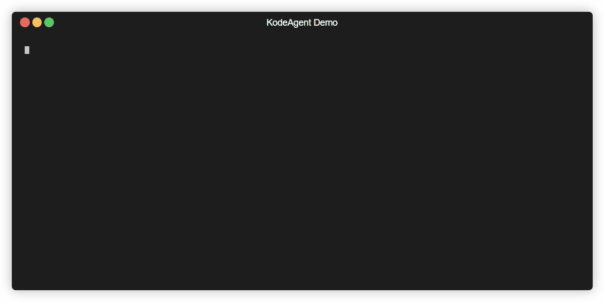 KodeAgent Demo