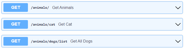 Animals routing