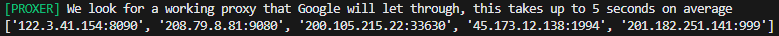 Result Proxer