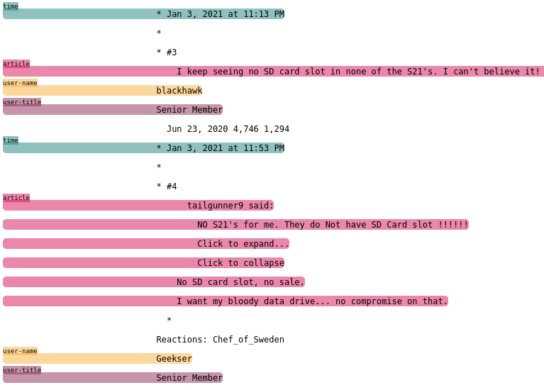 Posts and post metadata extracted from the XDA developer forum.