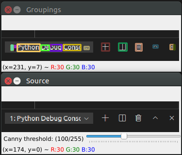 Showcasing bounding boxes and original image