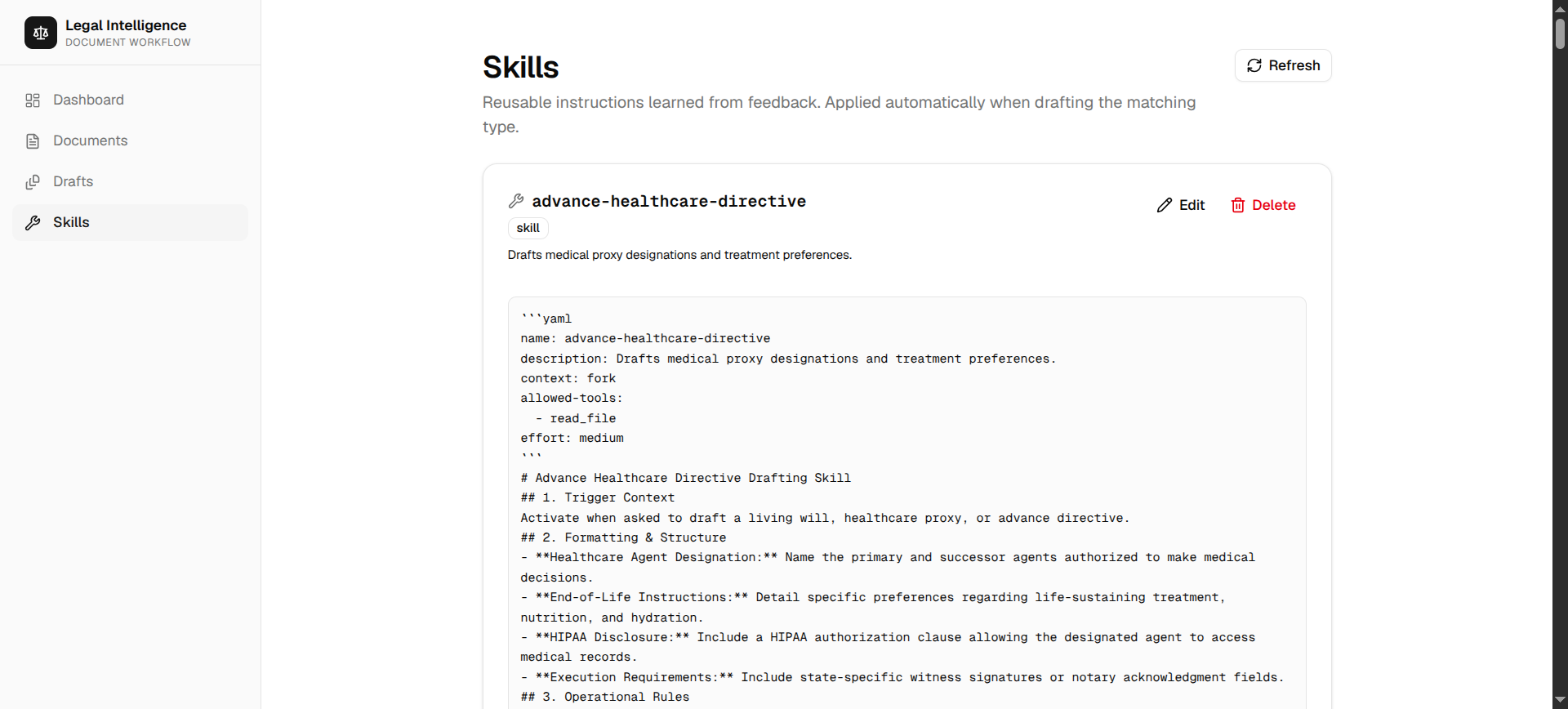 Skills