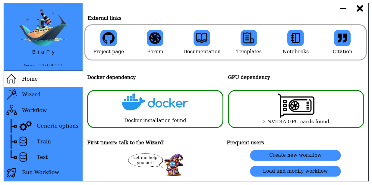 BiaPy GUI