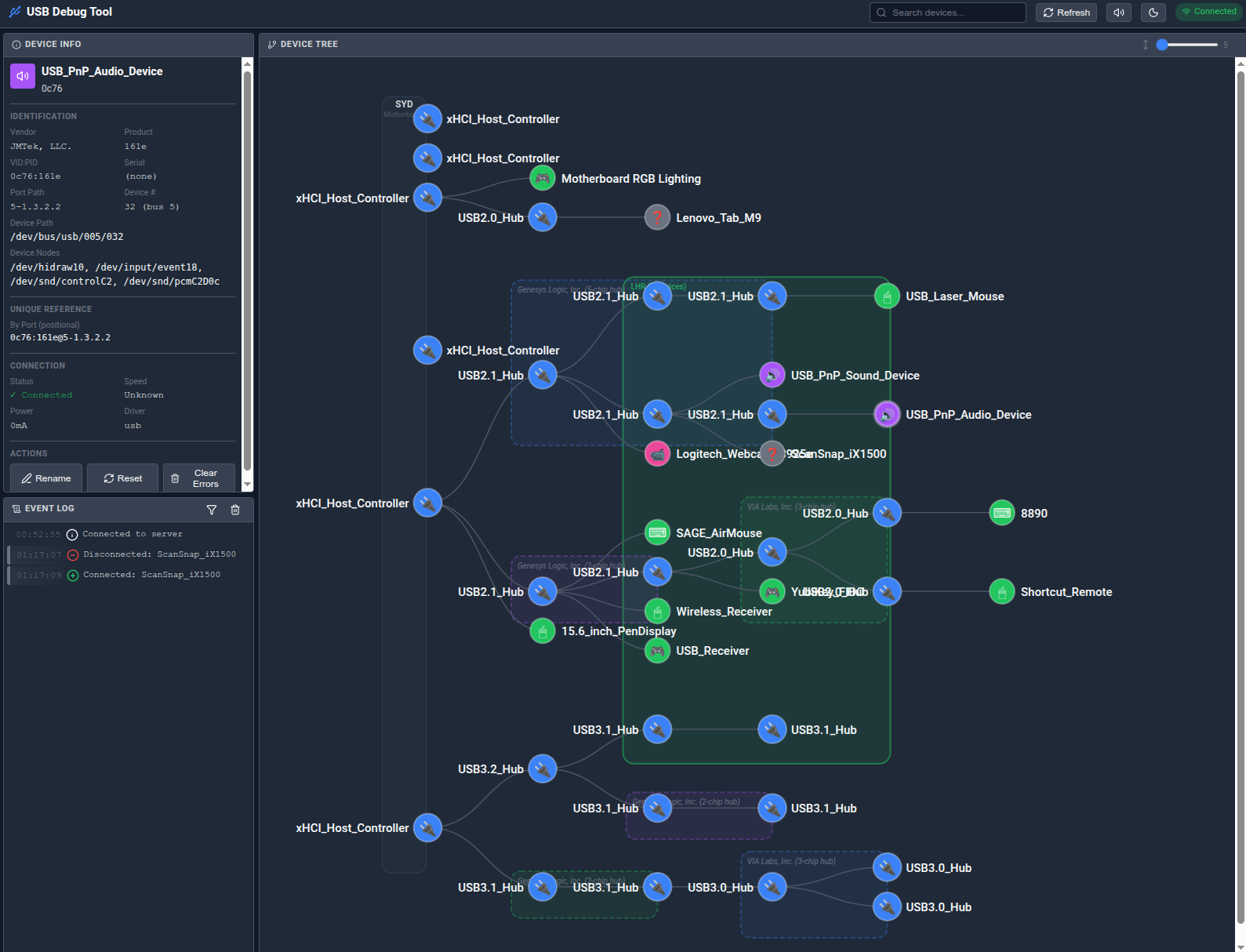 USB Explorer Screenshot