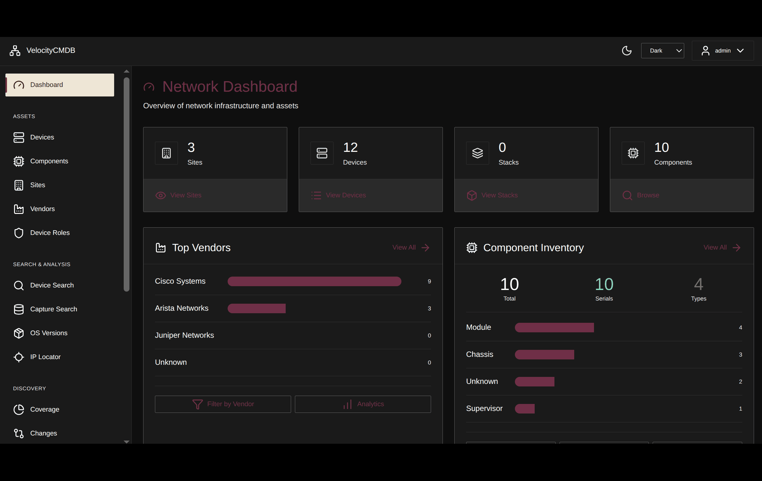 VelocityCMDB Demo