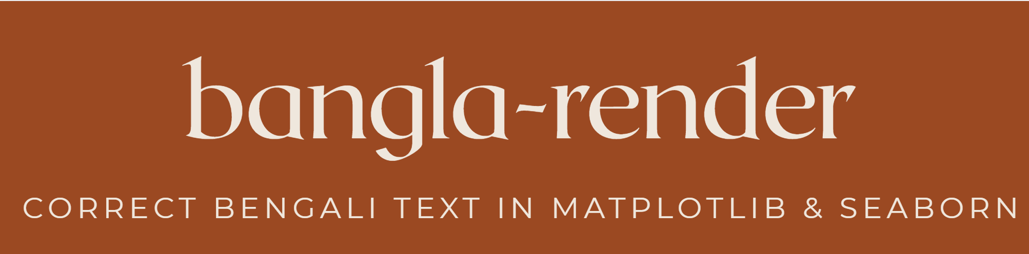 bangla-render: Bengali text rendering for Matplotlib & Seaborn