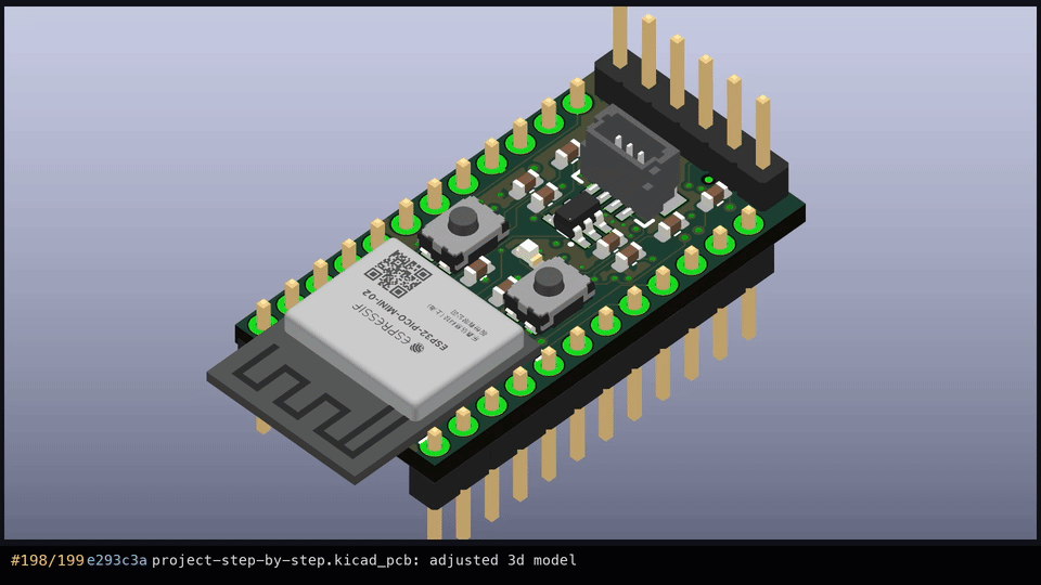 CopperPilot building an ESP32-MINI-1 board