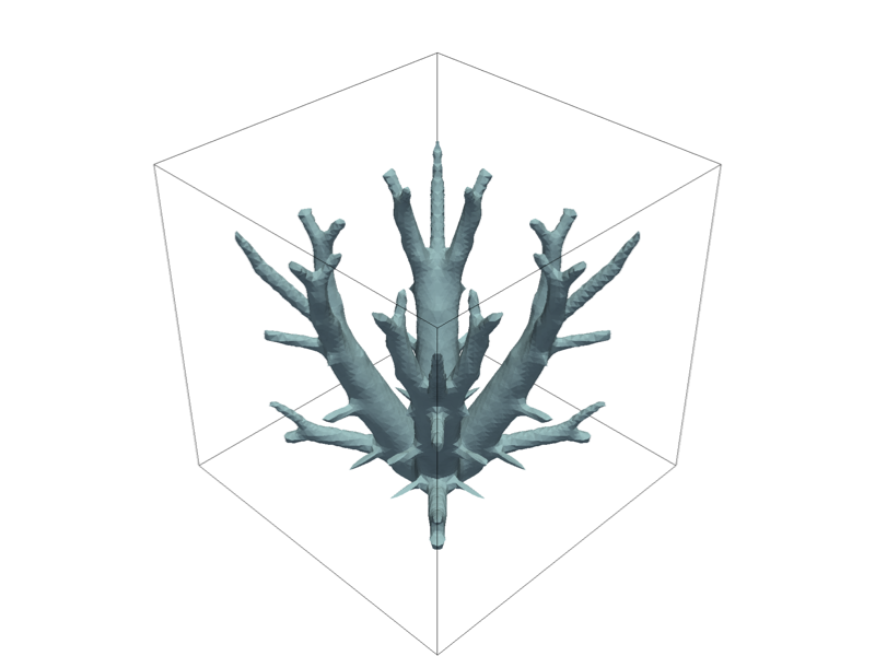 3D heat sink topology optimization example
