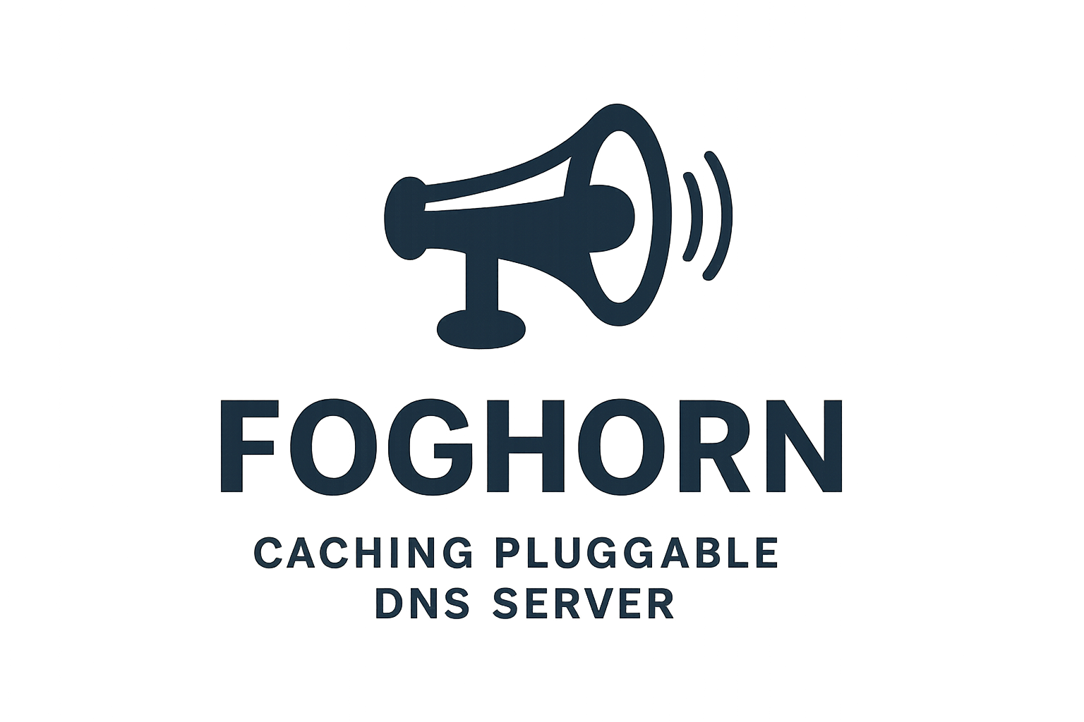 Foghorn Logo, a stylized alarm horn