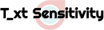 T_xt Sensitivity logo