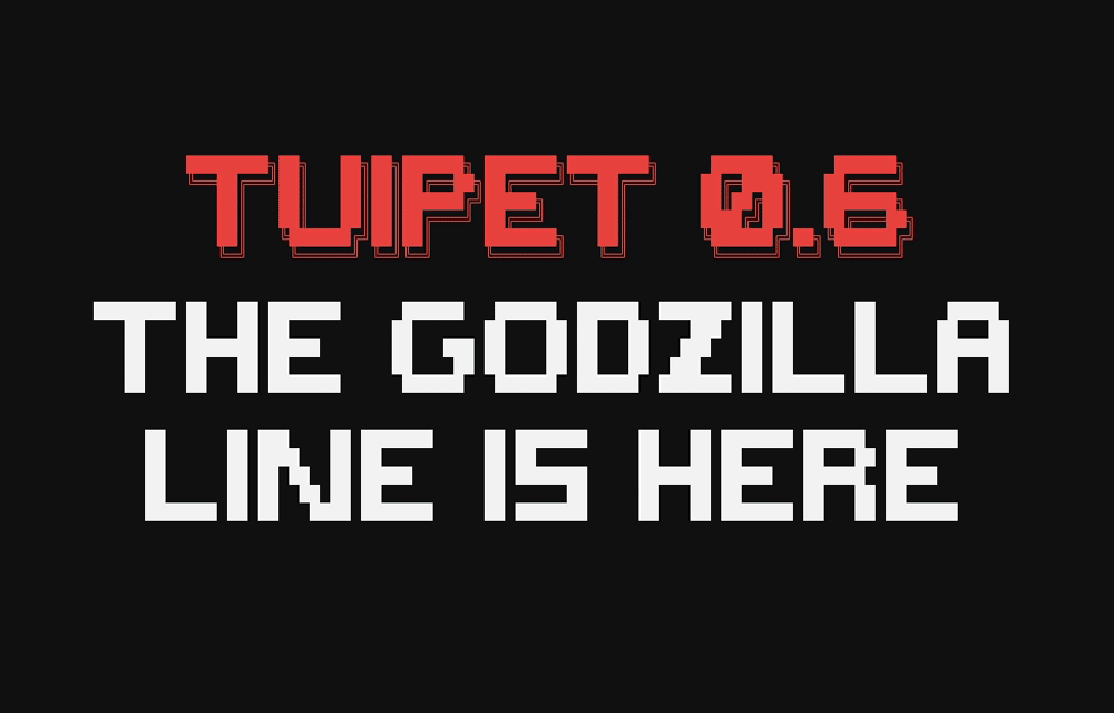 tuipet 0.6 trailer — the Godzilla line: 28 new kaiju, the G-Cell meter, and real gameplay
