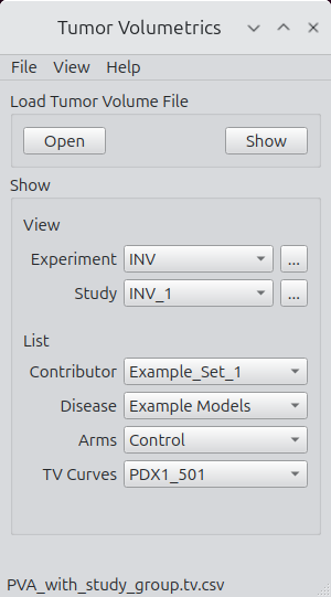 Main interface