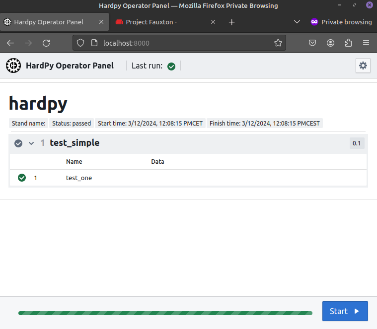 hardpy operator panel